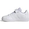 Adidas Unisex - Bambini Grand Court 2.0 Shoes Children, Cloud White/Cloud White/Grey One, 33 1/2 EU