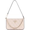 GUESS Noelle Mini Top Zip Shoulder, Borsetta Piccola Tracolla Donna, Borse Logo Orchidee, Taglia Unica