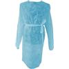 GIMA CAMICE CHIRURGICO IMPERMEABILE 25G/M2 120X150 CM - AZZURRO (CONF. 100 PZ.)