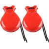 GMBYLBY 2 pezzi di castagnette tradizionali in legno, castagnette spagnole, flamenco con corda, paletta, strumento musicale orff, strumenti in legno percussioni