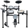 XDrum DD-530 Set E-Drum con Mesh Heads - Batteria elettronica con 3 pad piatti 4 pad con mesh head, 1 pad cassa e rack - 45 drumkit con 455 suoni e modalità di apprendimento con play-along - Nero
