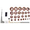 Tbest Set di ricambi per riparazioni in sassofono alto set, 1 set Set di pastiglie per sassofono alto Set di viti per riparazioni + Vite per collo + dadi + ance + colonne in feltro Kit di manutenzione molle
