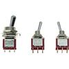 KAISH, Amplificatore per chitarra o DPDT a 2 vie ON ON, con 2 mini interruttori a levetta ON ON