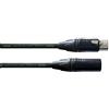 Cordial CRM 1,5 FM-BLACK - Cavo per microfono, da XLR femmina a XLR maschio, lunghezza 1,5 m