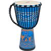 AKLOT - Djembe, tamburo africano intagliato a mano, 24,9 x 50,8 cm, in pelle di capra, per principianti e adulti
