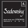 Sadowsky Black Label 040-100 - Set di 4 corde per basso, in nichel