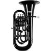 Classic Cantabile MardiBrass Euphonium Bb in plastica - 4 pistoni in alluminio - solo 2,2 kg di peso - con bocchino e custodia - nero