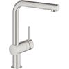 Grohe Minta rubinetto da cucina, estraibile, orientabile, 30274DC0, Minta supersteel [Rubinetteria da Cucina > Rubinetti da Cucina]
