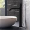 Fortis Brera Grip Extra Large rubinetto lavabo con corpo del rubinetto rialzato, 7G205002BB, Brera Grip nero spazzolato [Rubinetteria Bagno > Rubinetteria Lavabo]