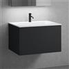 neoro n50 mobile La: 80 cm con 1 scomparto estraibile, lavabo con 1 foro rubinetteria bianco,, BN0094WH+BN0432BM, n50 [Mobili da Bagno > Mobili con Lavabo Integrato]
