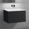 neoro n50 mobile La: 80 cm con 1 scomparto estraibile, lavabo senza fori rubinetteria bianco opaco,, BN0095WM+BN0432BM, n50 [Mobili da Bagno > Mobili con Lavabo Integrato]
