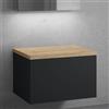 neoro n50 mobile La: 80 cm con 1 scomparto estraibile, BN0432BM+BN0402W1, n50 [Mobili da Bagno > Mobili Lavabo]