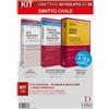 Dike Giuridica Kit. Obiettivo avvocato 25/26 Diritto civile: Atti giudiziari di diritto civile-Tecniche di redazione dell'atto giudiziario di diritto civile-Codice civile annotato 2022/2025. Con aggiornamento on...