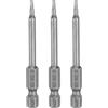 QUARKZMAN 3pz H2,0 Chiavi a Brugola per Punte da Trapano 2mm Punte Metriche Piane 1/4 Attacco Esagonale 65mm (2,56) Punta Cacciavite Esagonali Magnetico Lungo Industriale per Viti