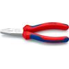 KNIPEX Pinza per meccanica a becchi piatti diritti cromata con manici comfort 160 mm, 20 05 160