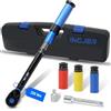 INGJER Set di chiavi dinamometriche per auto, 1/2, 20-220 Nm, certificato TÜV GS, 6 pezzi, con asta di prolunga da 125 mm, adattatore da 1/2-3/8, 3 bussole da 17/19/21 mm, torque wrench per