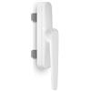 inferramenta Maniglia Cremonese Modello Ribassata Per Finestre In Alluminio | H 40 mm | Apertura Reversibile | Design Moderno E Sicurezza Rinforzata (Bianca)