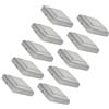 Aartner 10 tappi per pali da 6 x 6 cm, tappi per pali di recinzione, tappi di copertura per pali in legno, tappi di protezione resistenti alle intemperie, tappi per pali (7 cm x 7 cm)