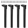 perfk 4x Gambe da tavolo pieghevoli, Gambe da tavolo pieghevoli, Gambe da tavolo portatile estesa per tavolo da computer, Sostituzione da campeggio, Altezza 50 cm