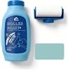 AUEJACKY Rullo Per Pittura Con Serbatoio Professionale AUEJACKY 500g Vernice Bianca Muro Interno, Pittura Bianca, Vernice A Base D'Acqua A Rapida Asciugatura, Kit Rullo Per Pittura(Bianco). (Blu verdastro)