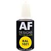 Alex Flittner Designs Pennarello a Vernice RAL 1021 Rapsgelb Lucido 20 ml - Penna di Riparazione Acrilica per Ritocco e Riparazione Legno, Metallo, Mobili, Bagno