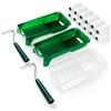 Mister Rui Mini rulli per pittura, piccolo rullo da 5 cm, mini rullo e vassoio, set di rulli piccoli per dipingere luoghi stretti e difficili da raggiungere