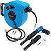 Monzana Avvolgitubo per Aria Compressa Tubo 10m 1/4' Ablatore ad Aghi 4000 U/min 260 l/min