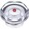 QUARKZMAN 1/2PT Aria Compressore Olio Livello Vetro Raccordi x 1 Pezzo Trasparente Plastica Olio Sight Vetro con O-ring per Olio Lubrificato Compressori