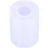 MAGICLULU Paralume Design Elegante e Minimalista in Plastico Attacco E27 Bianco Cilindrico Luce Regolabile per Soggiorno e Sala da Pranzo, Adatto a Diversi Ambienti