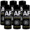 Alex Flittner Designs Vernice spray RAL 9011 nero grafite lucido, 6 x 400 ml, vernice colorata