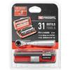 Facom R.PEJ31PB Set punte a cricchetto 1/4 31 pz. Dimensione 1/4