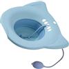 PACKOVE Bacinella Portatile per Sitz Bath in Materiale Sano Pp+tpr, Rimovibile, per Disabili e Donne in Gravidanza per Utilizzo Bagno Quotidiano, Colore Azzurro