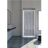 ROLLPLAST PINTO Box doccia a soffietto, dim. 100 cm x H 185 cm, in PVC, a un lato, anta unica, con apertura laterale.