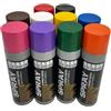 Bastelzone Set di colori spray, 10 colori ciascuno da 200 ml, ad asciugatura rapida, bomboletta. per legno, pietra, parete, metallo, vetro. nero bianco blu verde rosso giallo viola arancione rosa marrone