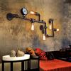 AHQX Retro Industriale Lampada Da Parete Nostalgia Epoca Applique Della Lampada Del Tubo Acqua 5*E27 Metallo Luci Pendenti Metallo Appeso Camera Letto Studio Illuminazione Ciondolo Bar Restaurant Cafe