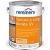 Remmers Vernice trasparente per protezione duratura dai raggi UV incolore UV+, 5 litri, protettivo UV a base di solvente per legno all'esterno, elevata protezione UV anche nelle tonalità chiare e incolore UV+, anti-blocking