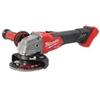 Milwaukee 15975009 M18 FSAGV125XB-0X - Smerigliatrice angolare a batteria, 1200 W, 18 V, rosso e nero