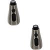 SHINEOFI 2 Pezzi rubinetto spruzzatore soffioni x doccia addominali Sostituzione beccuccio soffioni doccia lavello sciacquatrice soffione a risparmio idrico plastica Silver