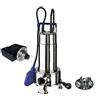 Generico Right 75MA Elettropompa sommergibile Ebara V230 monofase con galleggiante pompa sommersa per acque luride liquame girante acciaio vortex anti intasamento con disgiuntore termico salvamotore