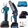 K2 STORE Set di Potatura a Batteria 21V Forbici e Motosega da 6 Pollici con 2 Batterie, Accessori e Valigetta Inclusa