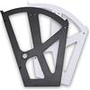 TopHomer Cerniere di ricambio per cassetti e armadietti in plastica ABS, accessori di ricambio per cucina, soggiorno, scarpiere, cerniere per mobili (1 paio) (bianco)