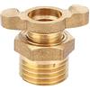 Garosa Compressore Aria Kit Valvola Scarico Acqua in Ottone 5 Pezzi, Rubinetto Scarico Esterno G1/4 Pollice per Accessori Compressore Aria e Radiatori