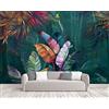 Naturempress Carta Da Parati Moderna 500X260（Larghezza x Altezza） Foglie Di Banana Colorate Fotomurali Moda Decorazione da Muro XXL Poster Gigante Design Carta per pareti