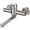 HomeLava Rubinetto Lavello Cucina a Muro Rubinetto per Cucina da Parete Girevole a 360 °, Acciaio inossidabile 304, Tubo Rotante 18cm