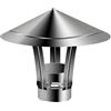 generic Comignolo Canna Fumaria,Terminale Canna Fumaria, 50/60/80/90/100/120/150/180/200/250/300mm Copertura for Camino Antipioggia, Acciaio Inox 201(90mm/3.5in)