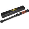 TAGVIT Chiave Dinamometrica 3/8, 20-110 NM Chiave Dinamometrica, Alta Precisione ± 3% con Una Scatola Portatile per Manutenzione Bicicletta, Moto, Auto