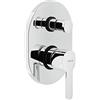 Nobili Rubinetterie Ab 87100 Miscelatore Monocomando per Vasca-Doccia ad Incasso a 2 Vie Collezione Abc Cromo
