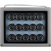 Opatiny Illuminatore infrarosso esterno impermeabile per telecamere di sicurezza, 850nm luce IR, IP66 nominale, gamma 20-30m, DC12V/24V/220V, attivazione automatica
