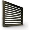 LUNA WAY CAST IRON 20,5 x 23,5 x 1 cm - Griglia in Ghisa per Camino e Stufe | Migliora il Tiraggio | Resistente ad Alte Temperature | Facile Rimozione della Cenere by LUNA WAY CAST IRON