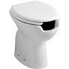 Jo-Bagno.it Vaso Water Wc Sanitari per Disabili Anziani Sally H 49 cm Scarico a Terra Made In Italy Bianco